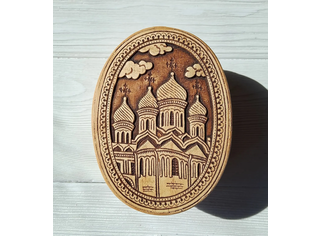 Шкатулка овальная 