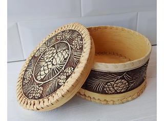 Шкатулка круглая большая 