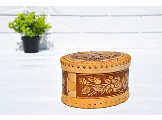 Шкатулка шитая