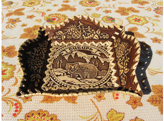 Тарелка квадратная малая