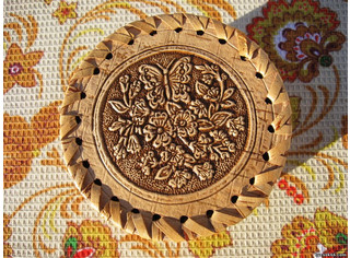 Шкатулка шитая малая 