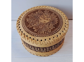 Шкатулка шитая 
