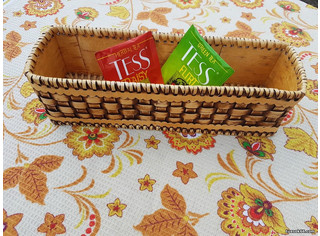 Плетеная подставка для чайных пакетиков Арт.111029