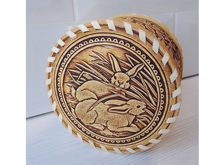 Шкатулка шитая 