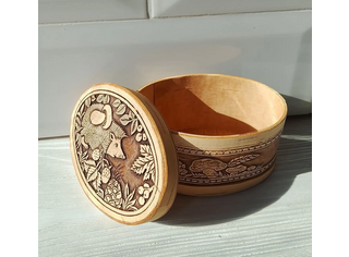 Шкатулка овальная 