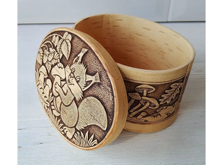 Шкатулка овальная 