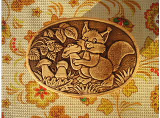 Шкатулка овальная 