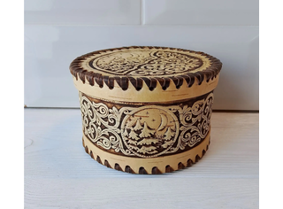 Шкатулка шитая 