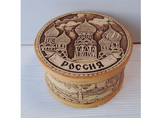 Шкатулка круглая 