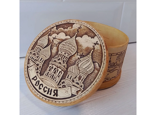Шкатулка круглая 