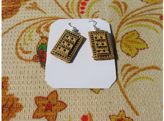 Сережки из бересты