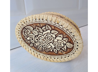 Шкатулка овальная 