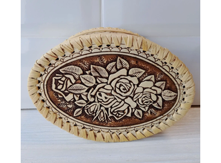 Шкатулка овальная 