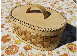 Хлебница плетеная 
