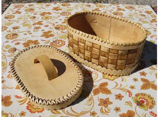 Хлебница плетеная 