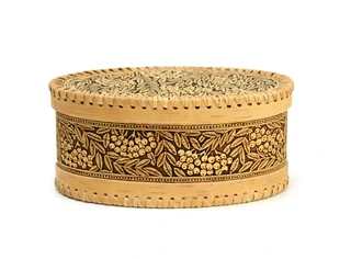 Шкатулка большая овальная 