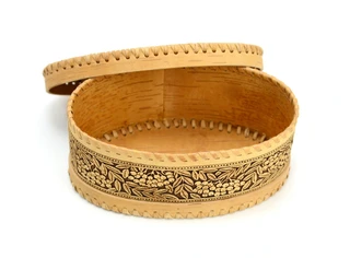 Шкатулка большая овальная 