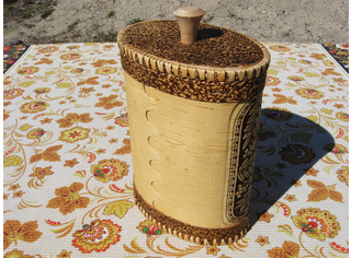 Туес большой овальный 