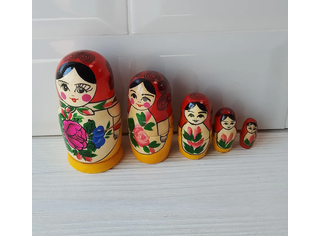 Матрешка малая традиционная 5 кукол Арт.103110