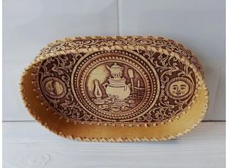 Сухарница овальная 