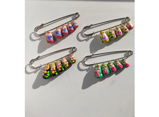 Брошка расписная