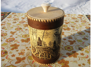 Туес большой овальный 