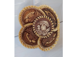 Тарелка 4 лепестка 