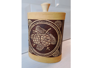 Туес овальный высокий 