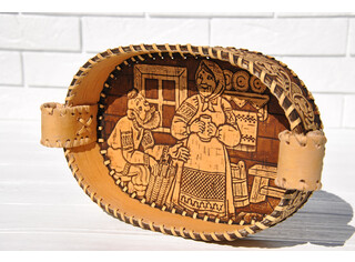 Сухарница с ручками 