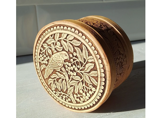 Шкатулка круглая 