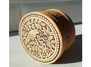 Шкатулка круглая 