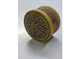 Шкатулка круглая