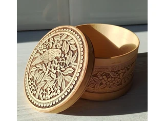 Шкатулка круглая 