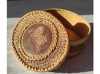 Шкатулка большая овальная 