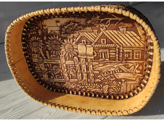 Сухарница овальная 