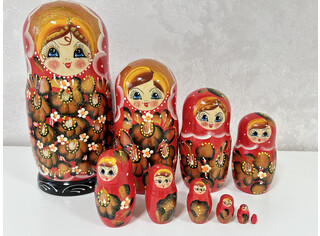 Матрешка 10 кукол 