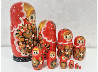 Матрешка 10 кукол 