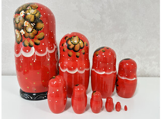 Матрешка 10 кукол 
