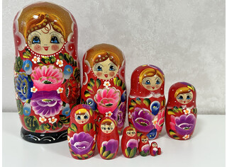 Матрешка 10 кукол 