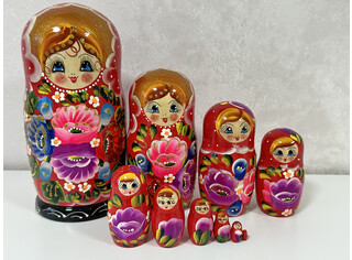 Матрешка 10 кукол 