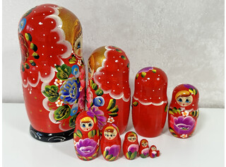 Матрешка 10 кукол 