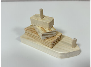 Деревянная пирамидка 