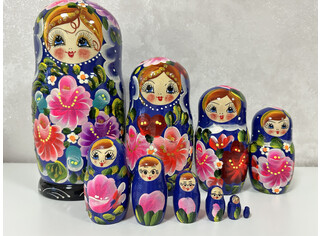 Матрешка 10 кукол 