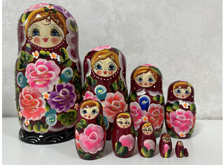 Матрешка 10 кукол 
