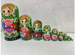 Матрешка 10 кукол 