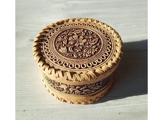 Шкатулка шитая 