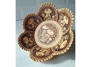 Тарелка 6 лепестков 