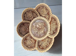 Тарелка 6 лепестков 