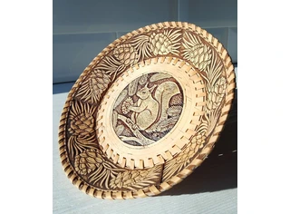 Тарелка круглая 