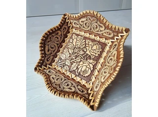 Тарелка квадратная малая 